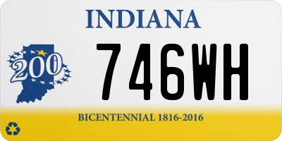 IN license plate 746WH