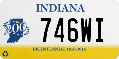 IN license plate 746WI