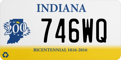 IN license plate 746WQ