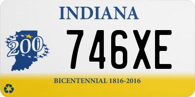 IN license plate 746XE