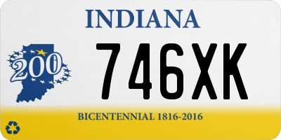 IN license plate 746XK