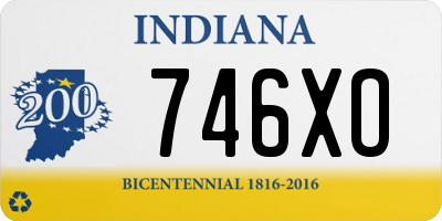 IN license plate 746XO