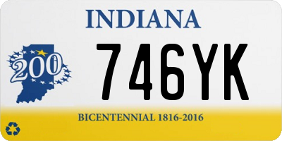 IN license plate 746YK