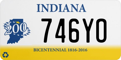 IN license plate 746YO