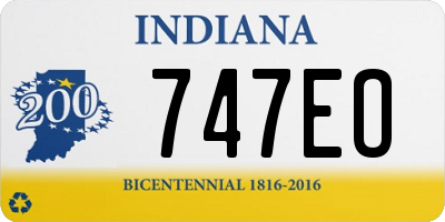 IN license plate 747EO