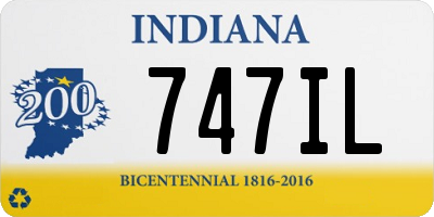 IN license plate 747IL