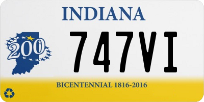 IN license plate 747VI