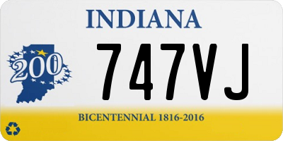 IN license plate 747VJ