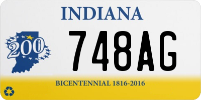 IN license plate 748AG