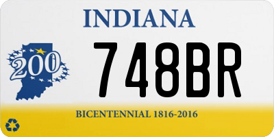 IN license plate 748BR