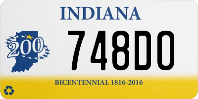 IN license plate 748DO