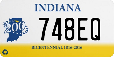 IN license plate 748EQ