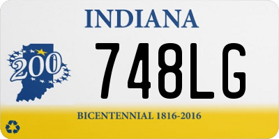 IN license plate 748LG