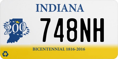 IN license plate 748NH