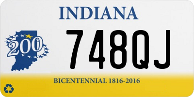 IN license plate 748QJ