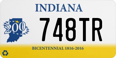 IN license plate 748TR