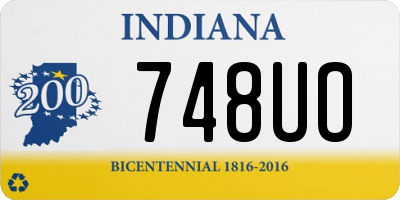 IN license plate 748UO