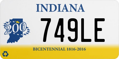 IN license plate 749LE