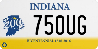 IN license plate 750UG