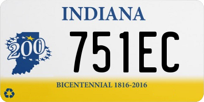 IN license plate 751EC