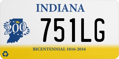 IN license plate 751LG