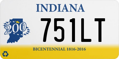 IN license plate 751LT