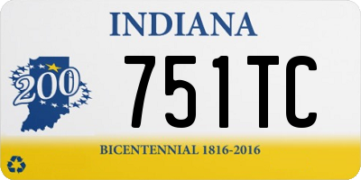 IN license plate 751TC