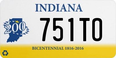 IN license plate 751TO