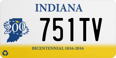 IN license plate 751TV