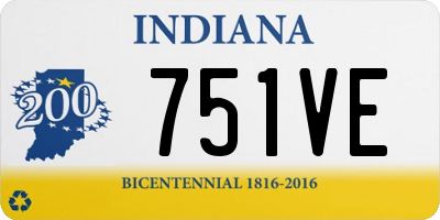 IN license plate 751VE