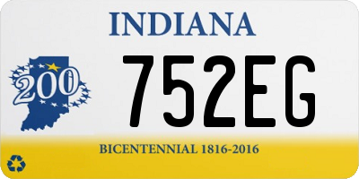 IN license plate 752EG