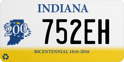 IN license plate 752EH