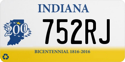 IN license plate 752RJ