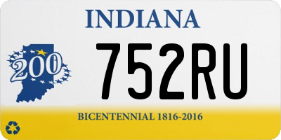 IN license plate 752RU