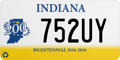 IN license plate 752UY