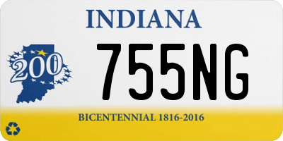 IN license plate 755NG