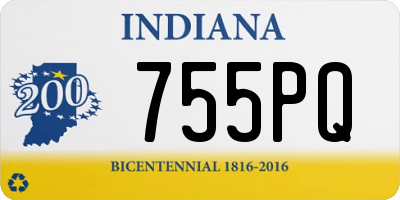 IN license plate 755PQ