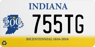 IN license plate 755TG