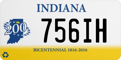 IN license plate 756IH