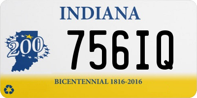 IN license plate 756IQ