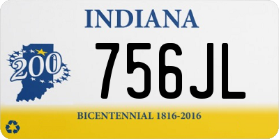 IN license plate 756JL