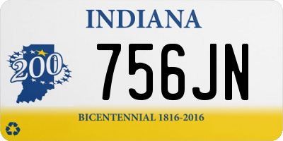 IN license plate 756JN