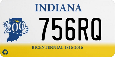 IN license plate 756RQ