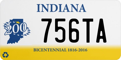 IN license plate 756TA