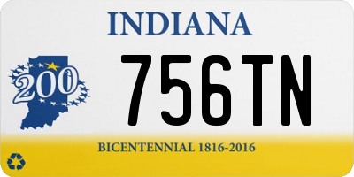 IN license plate 756TN