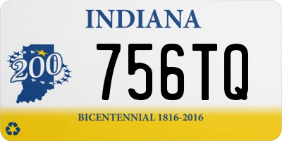 IN license plate 756TQ
