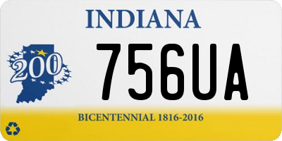 IN license plate 756UA