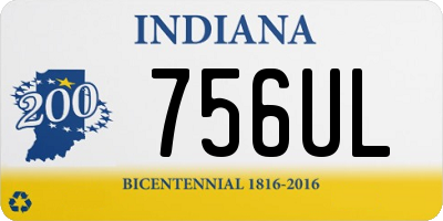 IN license plate 756UL