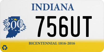 IN license plate 756UT