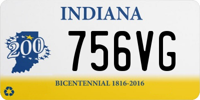 IN license plate 756VG